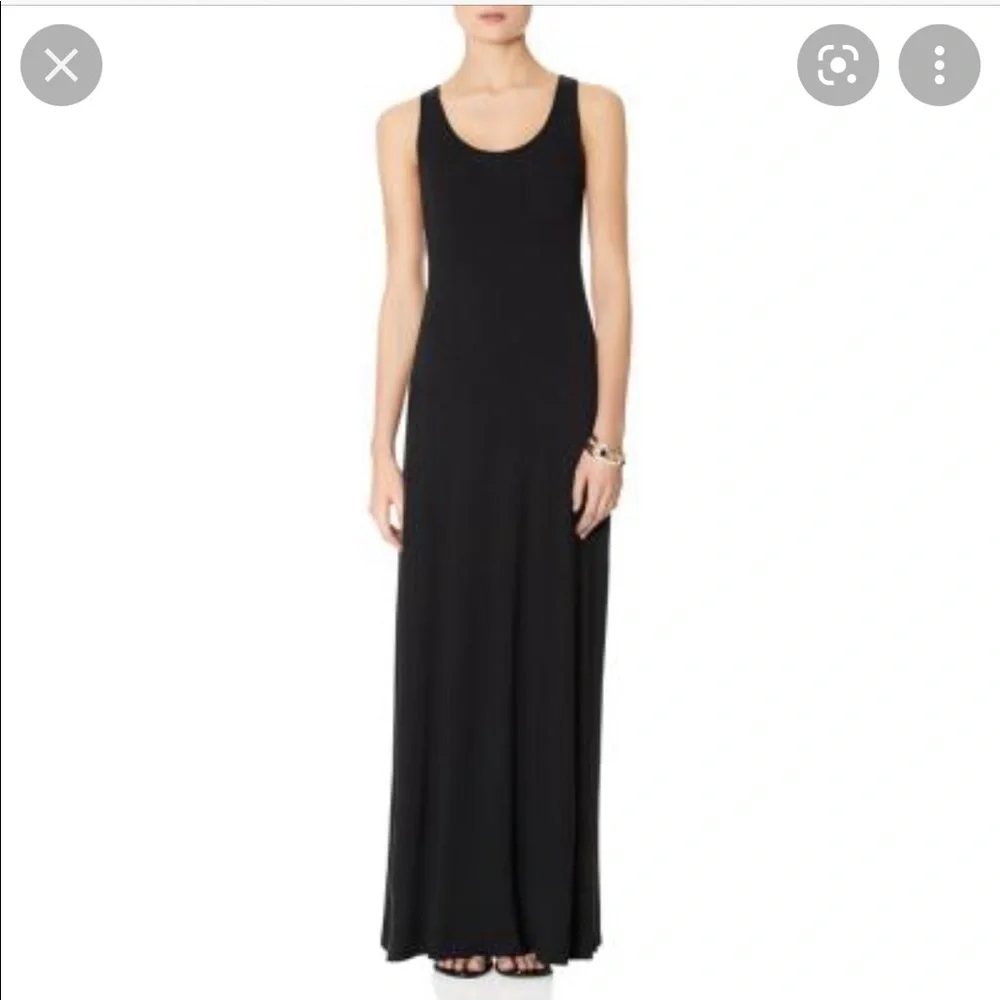Black spaced dyed maxi tank size small - Picture 1 of 5